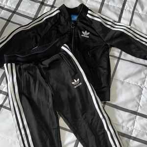Adidas toddler tracksuit set